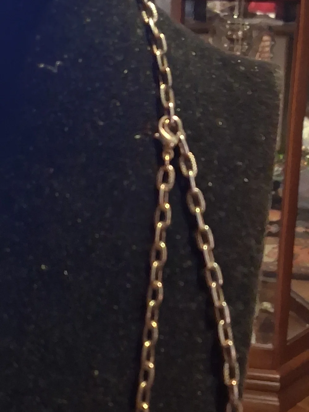 Vintage-Style Bronze Multi-Strand Necklace Rhinestone Flower 24